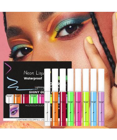 Liquid Eyeliner Pen Luminous in the Dark Waterproof Eyeliner Pen for Daily Use School Home Outdoor Travel Travel Professional Halloween Christmas - Buy Online on GoSupps.com