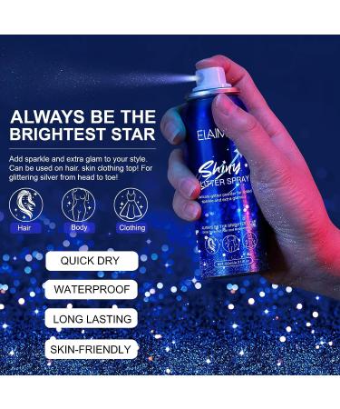 Shiny Glitter Spray for Hair and Body - 2.11 oz - Buy Online on GoSupps.com