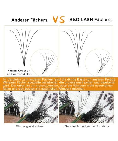 Buy 6D-D Ready Compartment Extension Eyelashes - Soft 4D/6D Volume 0.07/0.10mm Thick Short Stem - International Shipping Available - Buy Online on GoSupps.com