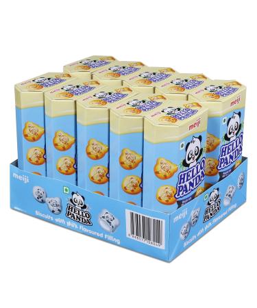 Meiji Hello Panda Biscuits with Creamy Milk Filling 10 x 50g