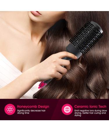 Professional Large Round Hair Brush for Women | Nano Thermal Ceramic Ionic Tech Roller Brush with Boar Bristles | Ideal for Thick Curly & Straight Hair | 3.3 Barrel | Includes 4 Free Clips | Pack of 1 - Buy Online on GoSupps.com