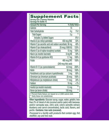 Vitafusion MultiVites Gummy Vitamins 150ct - Pack of 1 | 150 Count - Buy Online on GoSupps.com