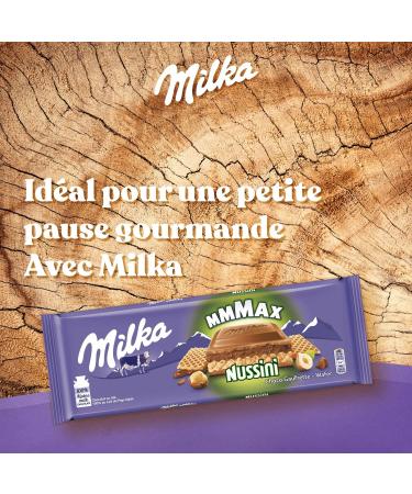 Milka - Milk Chocolate Bar with Hazelnuts & Wafer MMMAX Nussini - Ideal for Sharing as a Snack - Box of 13 Bars (270 g) - Buy Online on GoSupps.com