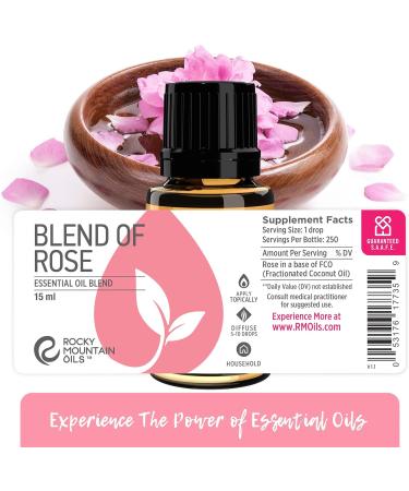 Shop Premium 15ml Rose Blend Essential Oil - International Shipping Available - Buy Online on GoSupps.com
