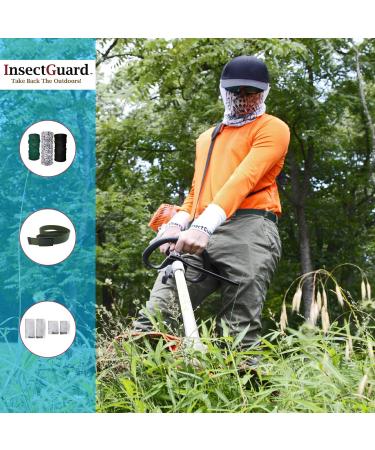 InsectGuard Permethrin-Treated Tick Gaiters/Sleeves - Insect Repellent for Mosquitoes, Flies, Chiggers - 4 Long Pair, White - One Size Fits All Up to Adult Medium - Buy Online on GoSupps.com