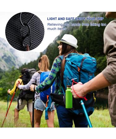 36 Pieces Mini Carabiner Hooks - Metal 8-Shaped Doppelkarabiner for Camping & Home Use (Black) - Buy Online on GoSupps.com