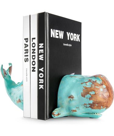 Decorative Book Supports - Hand-Painted Art Stone Polyresin | 1.25 kg Non-Slip Base for Home & Office Decor - Buy Online on GoSupps.com