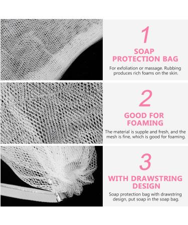 Buy NOLITOY 8pcs Exfoliating Soap Pouch - Dark Grey Facial Cleaning & Bath Scrubber | International Shipping - Buy Online on GoSupps.com