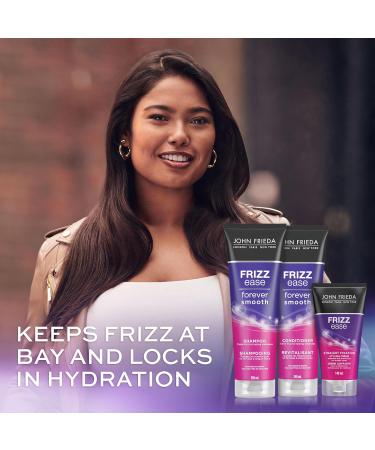 John Frieda Frizz Ease Forever Smooth Frizz Fighting Shampoo & Conditioner Set For Smooth Hair| Phthalate Free Formula Cruelty Free (2 x 250 mL) - Buy Online on GoSupps.com