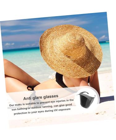 DOITOOL Blinder Glasses Goggles Sleep Sleeping Skincare Safety Eye for Sleeping Holiday Light Eye Shade Tanning Eye Protection Pc Eye Shadow - Buy Online on GoSupps.com