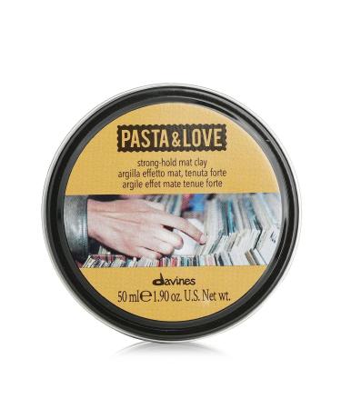 Davines Pasta & Love Men's Strong Hold Styling Clay Matte Effect Styling With Definition And Lasting Hold 50 ml
