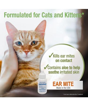 Four Paws Aloe Ear Mite Treatment for Cats - 0.75 Fl. Oz. | Healthy Promise - Buy Online on GoSupps.com