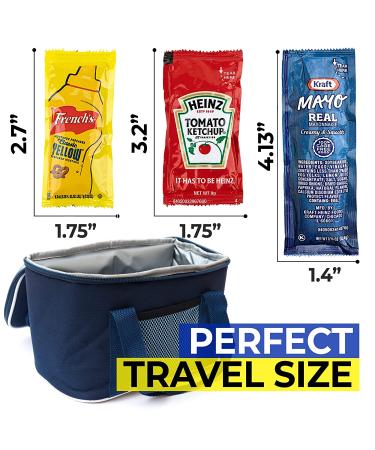 150 Grab-n-Go Condiment Packets - Ketchup, Mustard, Mayo for Picnics, BBQs, and Travel - Buy Online on GoSupps.com