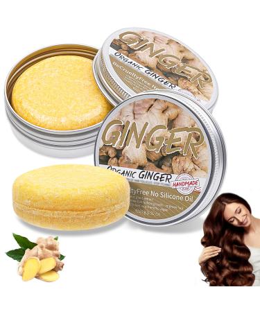Lot de 2 Shampoings au Gingembre Bio Naturel - Hydratant et Contr le de l'Huile pour Tous Types de Cheveux 2 pi ces