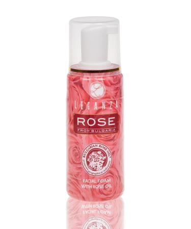 Face Rose Foam Wash Bulgarian Rose Oil Rose Damascena 100 ml 3.4 oz