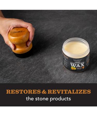 CLARKs Natural Stone Wax | Seal & Protect Soapstone, Slate, Concrete | Carnauba & Beeswax | Kitchen & Bath Countertops | Lemon & Orange Extract | 6oz - Buy Online on GoSupps.com