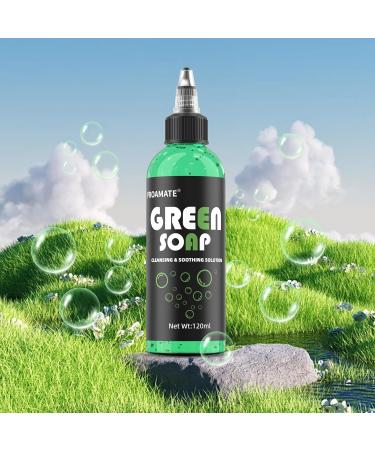 Savon de tatouage vert 120 ml avec bouteille en mousse fournitures de tatouage pour piercings de tatouage quipement propre pour la peau - Buy Online on GoSupps.com