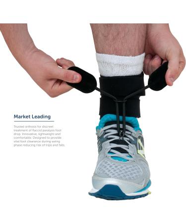 Boxia The Revolutionary Drop Foot Ankle Orthosis for Flaccid Paralysis Drop Foot - BLACK (Class 1 Medical Device) - Supplied to UK Hospitals (Large) - Buy Online on GoSupps.com
