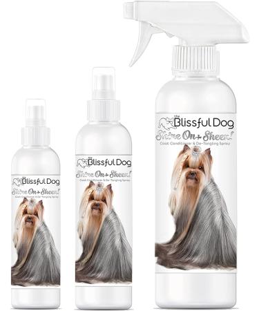 Natural Dog Coat Spray | Blissful Dog Shine-On + Sheen Leave-In Conditioner & Detangler (8 Oz) - Buy Online on GoSupps.com