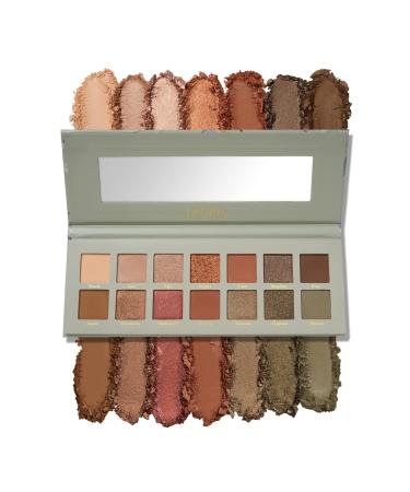 LAURA GELLER NEW YORK The Casual Collection Copper & Khaki 14 Multi-Finish Eyeshadows | 14 Pigmented Eyeshadows Blendable Natural Look 09 The Casual Collection Copper & Khaki Eyeshadows