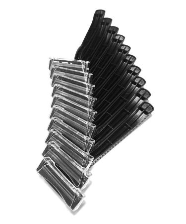 100 Box Bullet Blades Black Razor Blades - High Quality Disposable Stainless Steel Twin Blade Razors for Men and Women - Buy Online on GoSupps.com