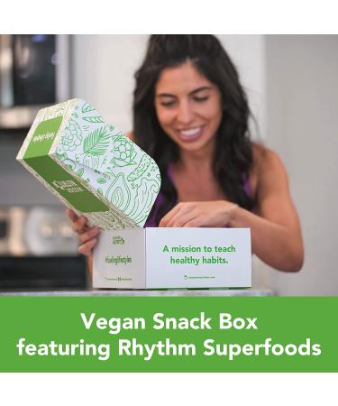Rhythm Cauliflower Bites Sea Salt - Vegan, Paleo & Gluten-Free - 6 Pack Mission Nutrition Vegan Box - Buy Online on GoSupps.com