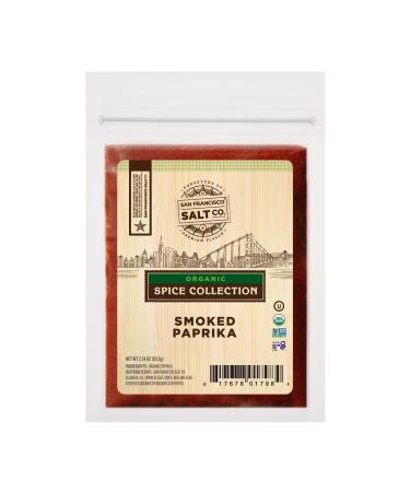 Organic Smoked Paprika 2.24 oz Pouch - Organic Spice Collection by San Francisco Salt Company