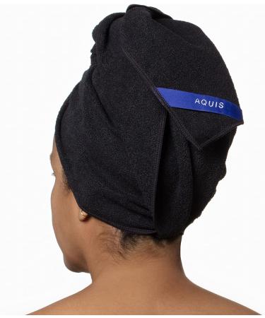 AQUIS Hair-Drying Towel - Water-Wicking & Ultra-Absorbent Microfiber - Buy Online on GoSupps.com