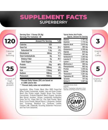 Nutrology TRIPACT Protein Powder 7-in-1 Meal Replacement Shake Superberry (40 Servings) Greens & Fruits Powder-Naturally Sourced Superfood Vanilla Cinnamon (30 Servings) - Buy Online on GoSupps.com