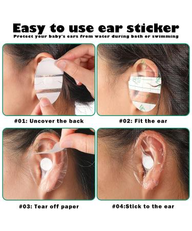 120 Pcs Waterproof Baby Shower Ear Covers - Kids Disposable Ear Protectors for Swimming, Surfing & Water Sports - Green - Buy Online on GoSupps.com