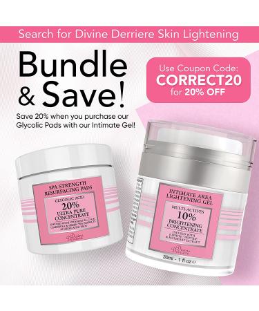 Glycolic Acid 20% Resurfacing Pads with Vitamins B5, C & E - 50 Peel Pads for Smooth Skin, Reduce Wrinkles - Buy Online on GoSupps.com