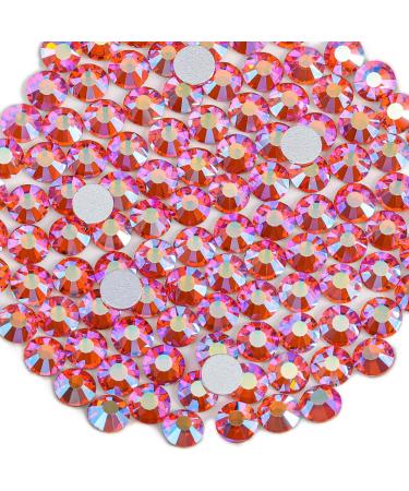 Beadsland 1440 pieces flat back rhinestones nail crystals rhinestones for nails orange from SS16 (3.8- 4.0mm) orange from SS16/1440PCs