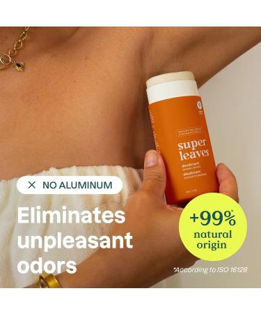 ATTITUDE Plastic-Free Deodorant EWG Verified Aluminum Free Vegan Naturally Sourced Body Deodorants for Women & Men Dermatologically Tested Orange Leaves 3 Ounces (Pack of 6) Orange leaves 3 Ounce (Pack of 6) - Buy Online on GoSupps.com