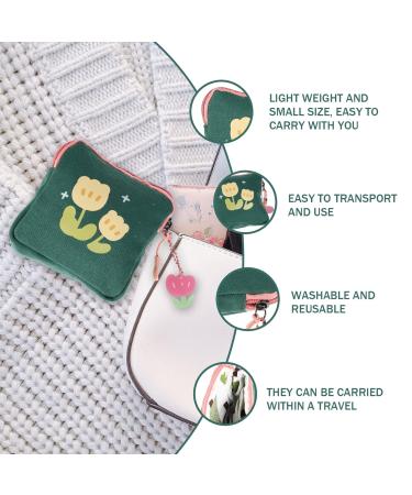 COHEALI Women Sanitary Zipper Storage Bag | Large Capacity Tampon & Pad Organizer | Travel Coin Case - Buy Online on GoSupps.com