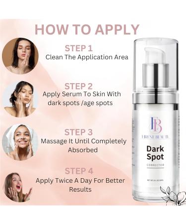 EIRENE BEAUTY Dark Spot Remover for Face and Body Dark Spot Corrector Serum - Advanced Treatment Sun Spot Age Spot Brown Spot Reduce for Women - 30mL - Buy Online on GoSupps.com