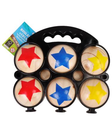 MGM Grand 048047 Les Zamibois Boccia 048047A 22 cm wooden balls from 5 years Wood-048047A-22 cm Bois