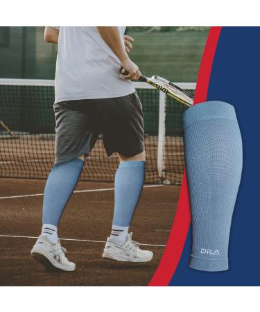 Premium XL Calf Compression Cuffs | Doctor Designed Pain Relief & Recovery | Knee-High Support for Varicose Veins | 1 Pair Gray - Buy Online on GoSupps.com