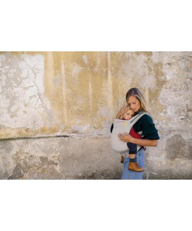 Beco Toddler Baby Carrier - Extra Wide Seat 100% Cotton 2 Wearing Positions Comfort for 9-27 kg Kids (Ecru) - Buy Online on GoSupps.com