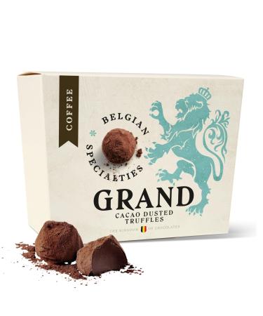 GRAND BELGIAN SPECIALTIES Large 200g Belgian chocolate-coated truffles perfect for gifting authentic Belgian family-made chocolate (chocolade koffie truffels)