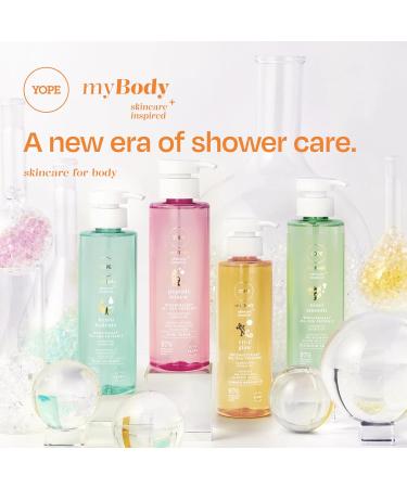  Yope YOPE Illuminating Shower Gel with Vitamin C Aha Acid Regenerated 97% Natural Ingredients Vegan Orange Peach Lemon Scent 300 ml - Buy Online on GoSupps.com