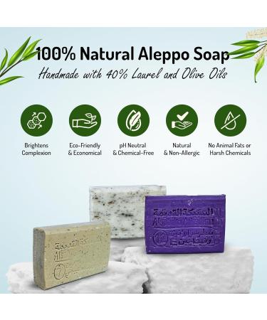 Natural Genuine Traditional Soap - Olive & Laurel Oil 15 Piece - Buy Online on GoSupps.com