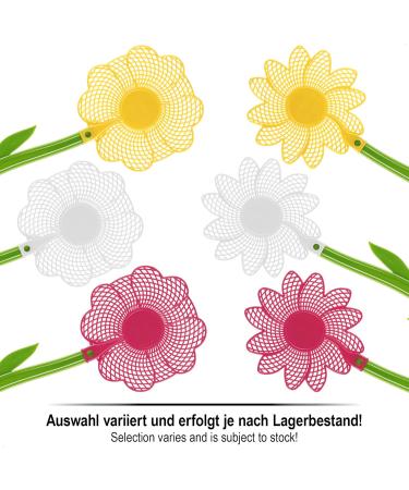 COM-FOUR 6x Colorful Flower Fly Catchers - Plastic Insect Traps for Pest Control - 47 cm Mosquito Protection - International Shipping - Buy Online on GoSupps.com