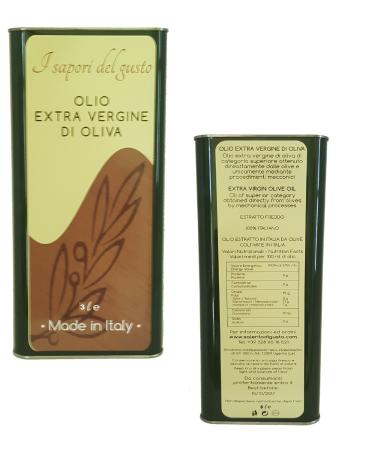 SALENTO DI GUSTO Extra Virgin Oil Tasty Oil Oil 3 Litres