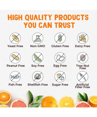 Vitalitown Vitamin C Vegan Gummies 250mg - Immune Support & Skin Health - Natural Orange Flavor - Non-GMO - Chewable for Kids & Adults - Buy Online on GoSupps.com