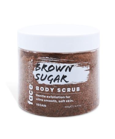 Face Facts Body Scrubs | Brown Sugar | Exfoliates + Softens |400g - Buy Online on GoSupps.com