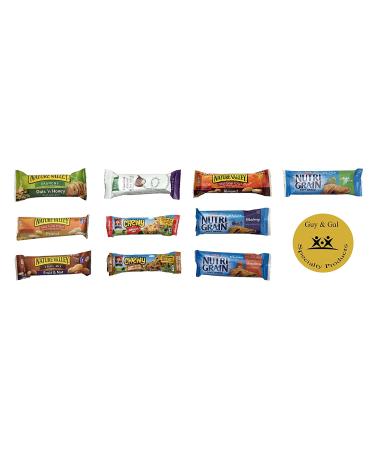 Sweet & Salty Granola Bar Variety Pack - 72 Bars (Nature Valley, Kashi, Quaker) - Healthy Snack Mix Bundle - Buy Online on GoSupps.com