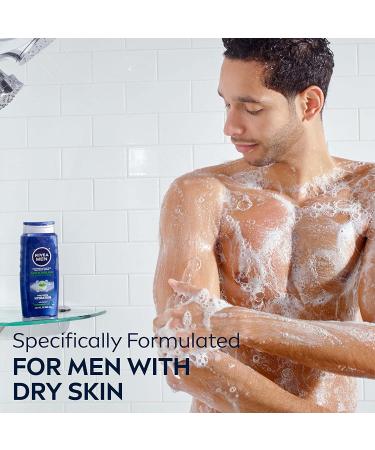 NIVEA MEN Maximum Hydration Body Wash 3 Pack - Aloe Vera for Dry Skin - 16.9 Fl Oz Bottles - Buy Online on GoSupps.com