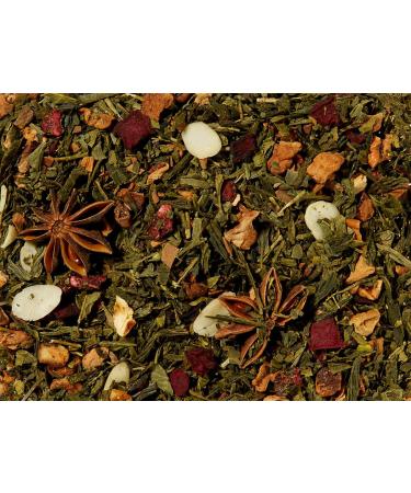 Dethlefsen Balk teemando Green Tea Blend Sencha Winter Pomegranate Pomegranate Cinnamon Nut Flavored 1 kg