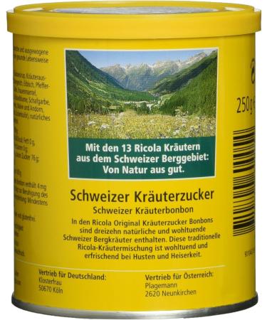 Ricola Ricola Pack of 12 Swiss herbal sugars (12 x 250 g) - Buy Online on GoSupps.com