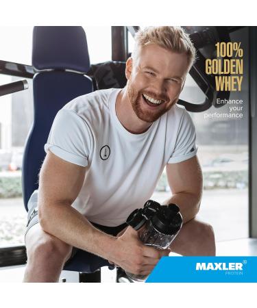Maxler 100% Golden Whey Protein - 24g of Protein per Serving - Whey Protein Powder for Pre Post Workout - Fast-Absorbing Whey Concentrate Isolate & Hydrolysate Blend - Blueberry Muffin 2 lb Blueberry Muffin 2 Pound (Pack o  - Buy Online on GoSupps.com